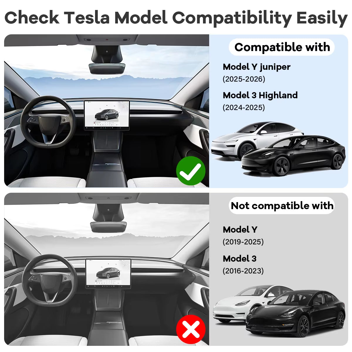For Tesla Model Y Juniper 2025 Console Armrest Storage Box for Tesla Model 3 Highland 2024 2025 Non-Slip Mat Cup Holder