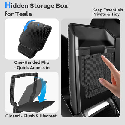 For Tesla Model Y Juniper 2025 Console Armrest Storage Box for Tesla Model 3 Highland 2024 2025 Non-Slip Mat Cup Holder