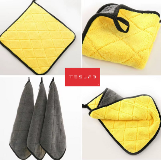 Toalla de Microfibra Ultra Suave 800GSM para Lavado y Secado Tesla (40×40 cm)