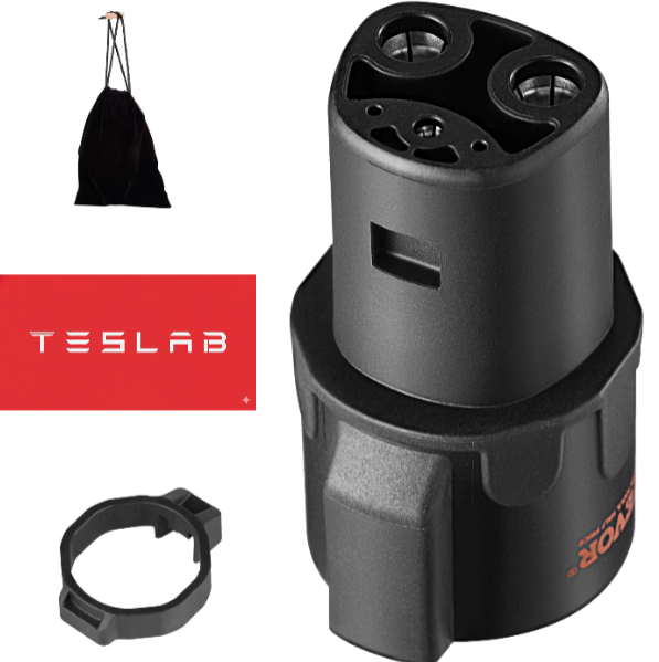 Adaptador de Carga J1772 a Tesla 80A – Compatible con Model 3, Y, S y X