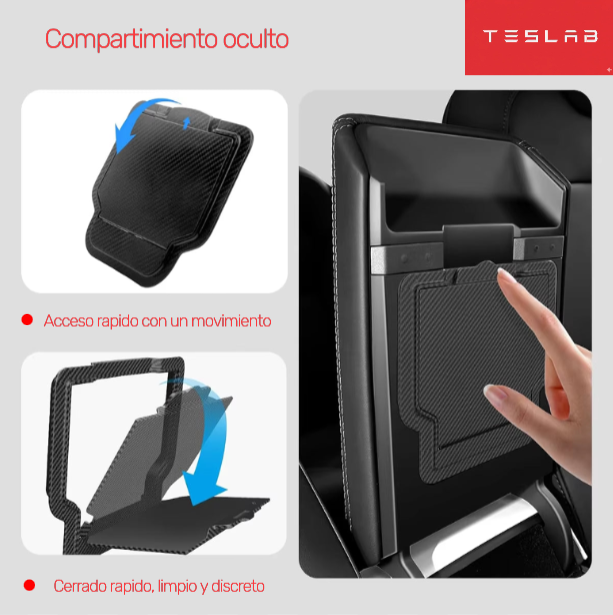 Organizador de Consola Central y Apoyabrazos para Tesla Model Y Juniper 2025 y Model 3 Highland 2024–2025