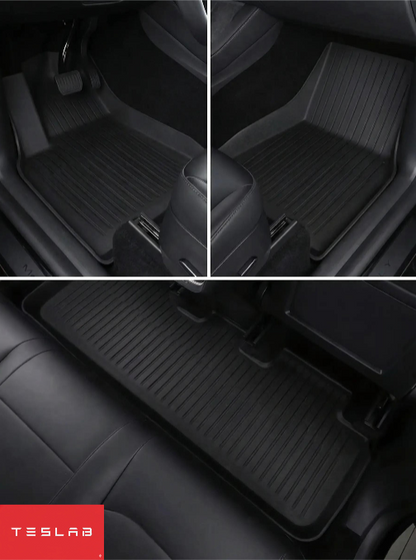 Tapetes Impermeables TPE para Tesla Model 3 Highland 2024–2025 y Model Y Juniper 2025