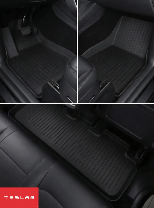 Tapetes Impermeables TPE para Tesla Model 3 Highland 2024–2025 y Model Y Juniper 2025