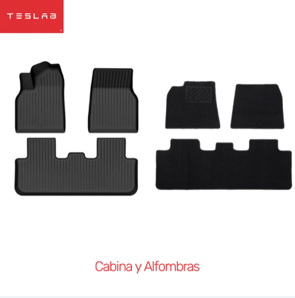 Tapetes Impermeables TPE para Tesla Model 3 Highland 2024–2025 y Model Y Juniper 2025