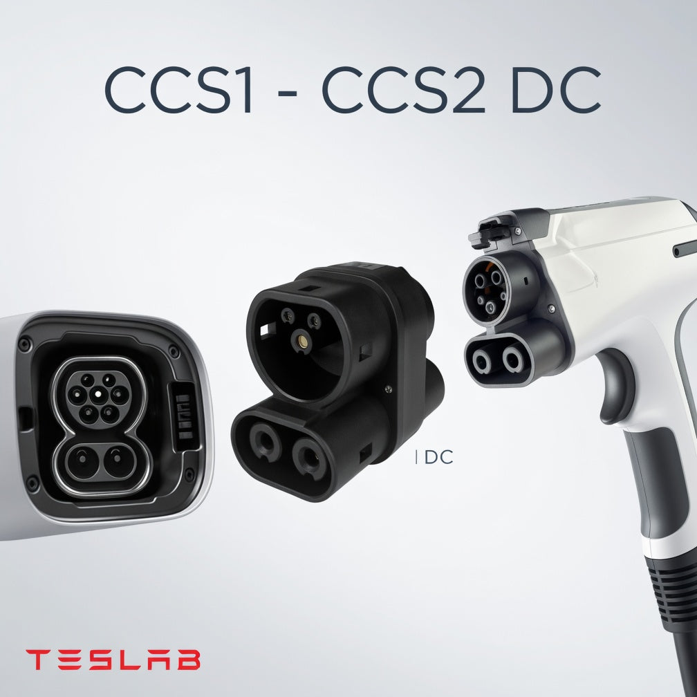 Adaptador CCS1 a CCS2 400A AC/DC - EVqiaoyi