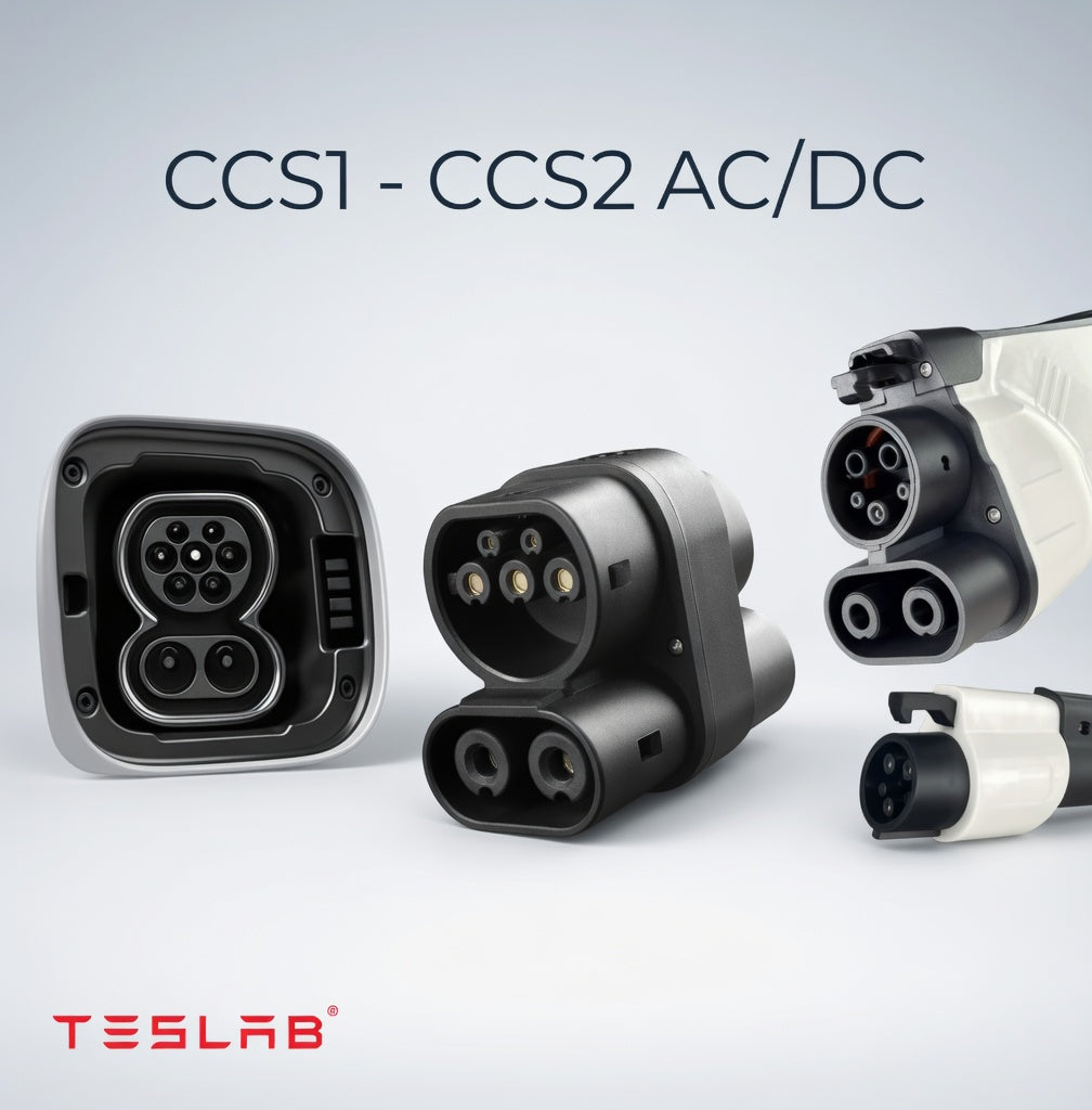 Adaptador CCS1 a CCS2 400A AC/DC - EVqiaoyi