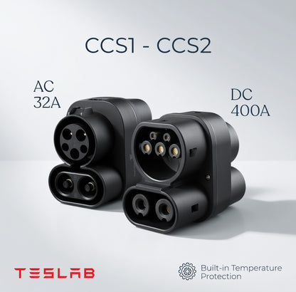 Adaptador CCS1 a CCS2 400A AC/DC - EVqiaoyi